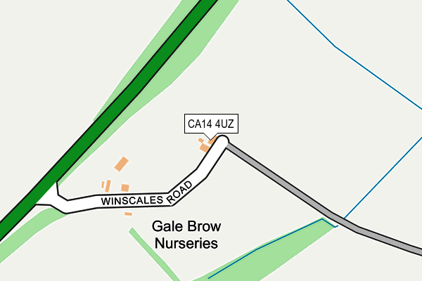 CA14 4UZ map - OS OpenMap – Local (Ordnance Survey) CA14 4UZ map - OS OpenMap – Local (Ordnance Survey)