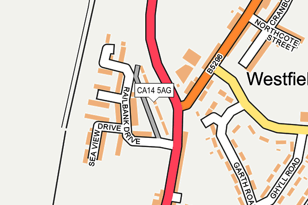 CA14 5AG map - OS OpenMap – Local (Ordnance Survey) CA14 5AG map - OS OpenMap – Local (Ordnance Survey)