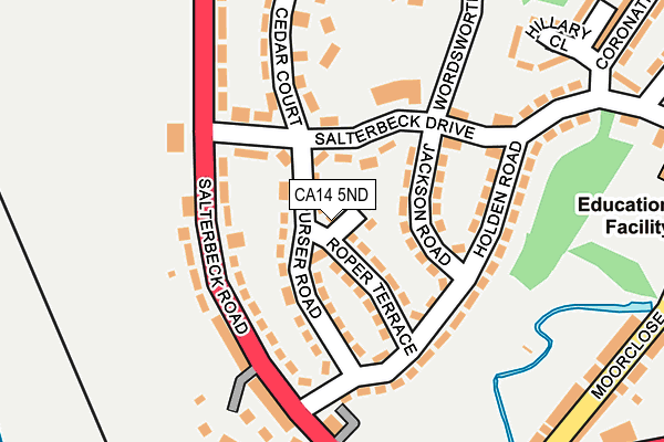 CA14 5ND map - OS OpenMap – Local (Ordnance Survey) CA14 5ND map - OS OpenMap – Local (Ordnance Survey)