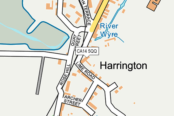 CA14 5QQ map - OS OpenMap – Local (Ordnance Survey) CA14 5QQ map - OS OpenMap – Local (Ordnance Survey)