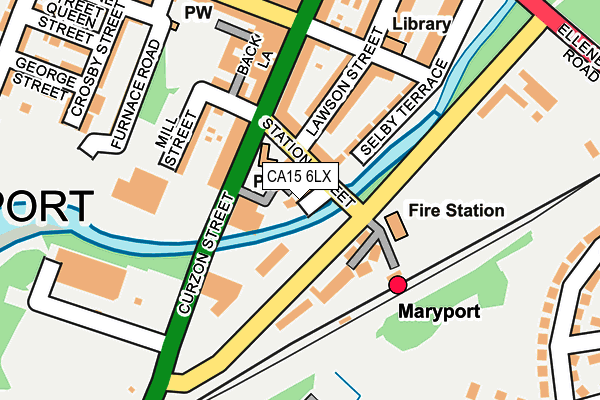 CA15 6LX map - OS OpenMap – Local (Ordnance Survey) CA15 6LX map - OS OpenMap – Local (Ordnance Survey)
