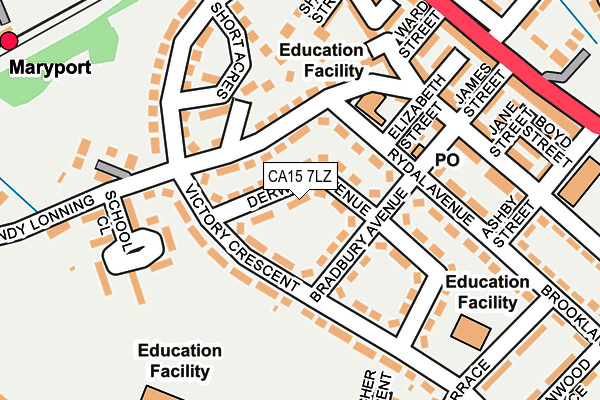 CA15 7LZ map - OS OpenMap – Local (Ordnance Survey) CA15 7LZ map - OS OpenMap – Local (Ordnance Survey)