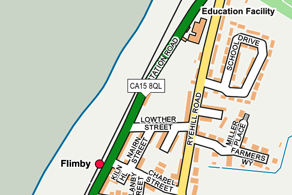 CA15 8QL map - OS OpenMap – Local (Ordnance Survey) CA15 8QL map - OS OpenMap – Local (Ordnance Survey)