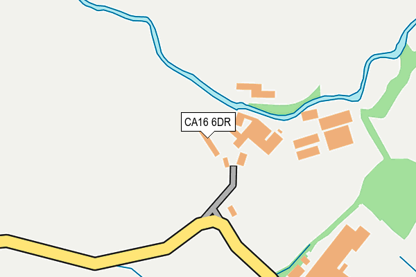 CA16 6DR map - OS OpenMap – Local (Ordnance Survey)