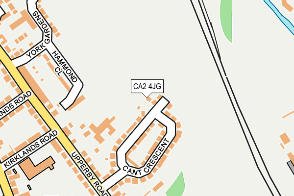 CA2 4JG map - OS OpenMap – Local (Ordnance Survey) CA2 4JG map - OS OpenMap – Local (Ordnance Survey)