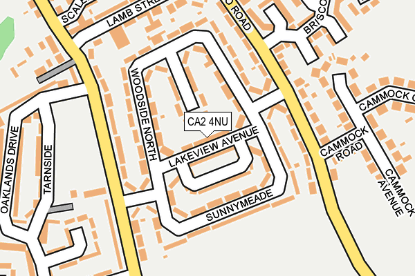 CA2 4NU map - OS OpenMap – Local (Ordnance Survey) CA2 4NU map - OS OpenMap – Local (Ordnance Survey)