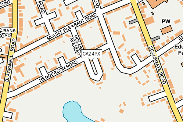 CA2 4PX map - OS OpenMap – Local (Ordnance Survey) CA2 4PX map - OS OpenMap – Local (Ordnance Survey)