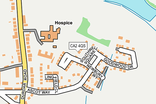 CA2 4QS map - OS OpenMap – Local (Ordnance Survey) CA2 4QS map - OS OpenMap – Local (Ordnance Survey)