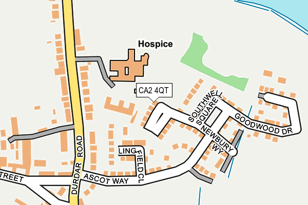 CA2 4QT map - OS OpenMap – Local (Ordnance Survey) CA2 4QT map - OS OpenMap – Local (Ordnance Survey)