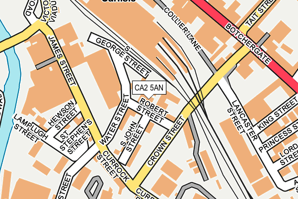 CA2 5AN map - OS OpenMap – Local (Ordnance Survey) CA2 5AN map - OS OpenMap – Local (Ordnance Survey)