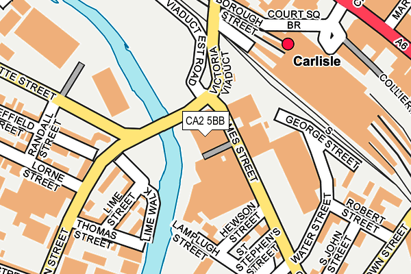 CA2 5BB map - OS OpenMap – Local (Ordnance Survey) CA2 5BB map - OS OpenMap – Local (Ordnance Survey)