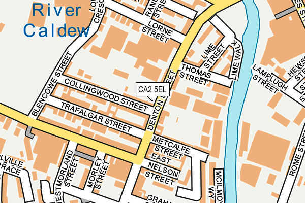 CA2 5EL map - OS OpenMap – Local (Ordnance Survey) CA2 5EL map - OS OpenMap – Local (Ordnance Survey)