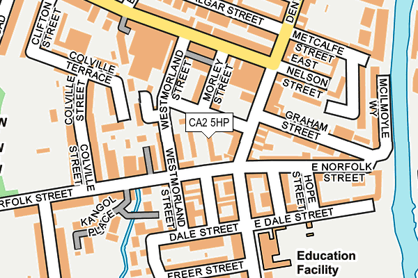CA2 5HP map - OS OpenMap – Local (Ordnance Survey) CA2 5HP map - OS OpenMap – Local (Ordnance Survey)