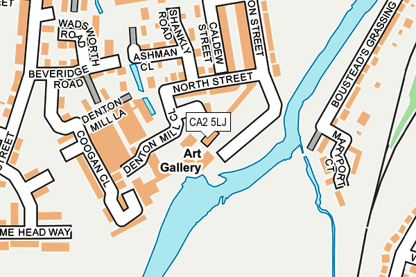 CA2 5LJ map - OS OpenMap – Local (Ordnance Survey) CA2 5LJ map - OS OpenMap – Local (Ordnance Survey)