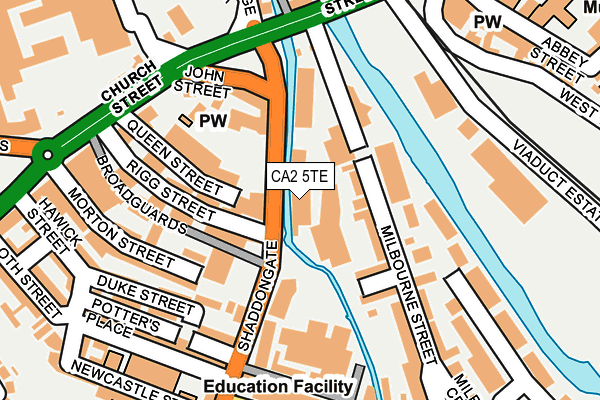 CA2 5TE map - OS OpenMap – Local (Ordnance Survey) CA2 5TE map - OS OpenMap – Local (Ordnance Survey)
