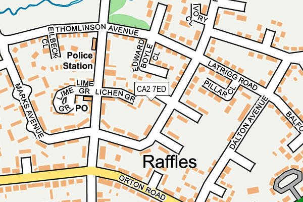 CA2 7ED map - OS OpenMap – Local (Ordnance Survey) CA2 7ED map - OS OpenMap – Local (Ordnance Survey)