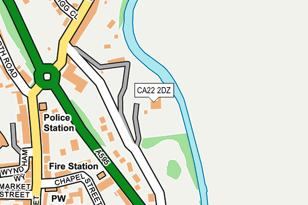 CA22 2DZ map - OS OpenMap – Local (Ordnance Survey) CA22 2DZ map - OS OpenMap – Local (Ordnance Survey)