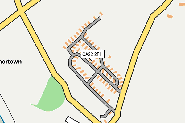CA22 2FH map - OS OpenMap – Local (Ordnance Survey) CA22 2FH map - OS OpenMap – Local (Ordnance Survey)