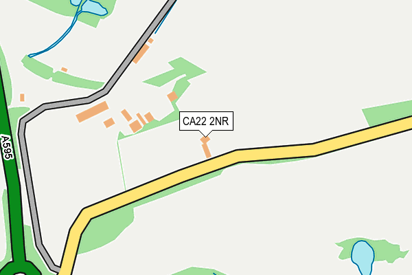 CA22 2NR map - OS OpenMap – Local (Ordnance Survey) CA22 2NR map - OS OpenMap – Local (Ordnance Survey)