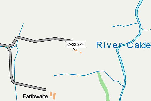 CA22 2PF map - OS OpenMap – Local (Ordnance Survey) CA22 2PF map - OS OpenMap – Local (Ordnance Survey)