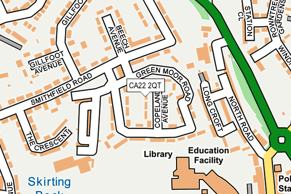 CA22 2QT map - OS OpenMap – Local (Ordnance Survey) CA22 2QT map - OS OpenMap – Local (Ordnance Survey)