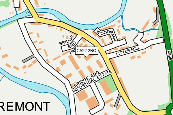 CA22 2RQ map - OS OpenMap – Local (Ordnance Survey) CA22 2RQ map - OS OpenMap – Local (Ordnance Survey)