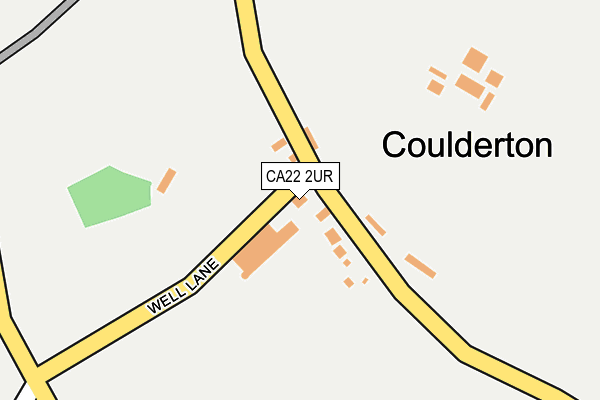 CA22 2UR map - OS OpenMap – Local (Ordnance Survey) CA22 2UR map - OS OpenMap – Local (Ordnance Survey)