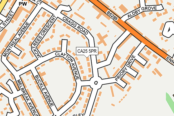 CA25 5PR map - OS OpenMap – Local (Ordnance Survey) CA25 5PR map - OS OpenMap – Local (Ordnance Survey)