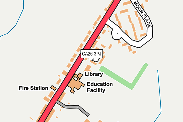 CA26 3PJ map - OS OpenMap – Local (Ordnance Survey) CA26 3PJ map - OS OpenMap – Local (Ordnance Survey)