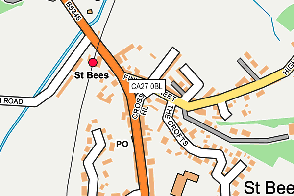 CA27 0BL map - OS OpenMap – Local (Ordnance Survey) CA27 0BL map - OS OpenMap – Local (Ordnance Survey)