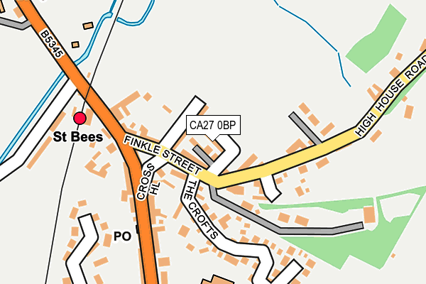 CA27 0BP map - OS OpenMap – Local (Ordnance Survey) CA27 0BP map - OS OpenMap – Local (Ordnance Survey)