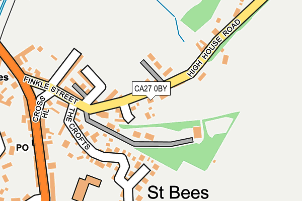 CA27 0BY map - OS OpenMap – Local (Ordnance Survey) CA27 0BY map - OS OpenMap – Local (Ordnance Survey)