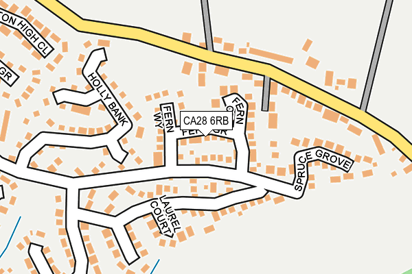 CA28 6RB map - OS OpenMap – Local (Ordnance Survey)
