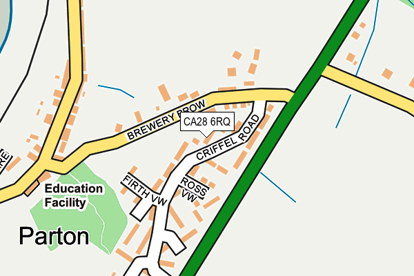CA28 6RQ map - OS OpenMap – Local (Ordnance Survey) CA28 6RQ map - OS OpenMap – Local (Ordnance Survey)