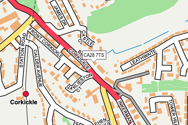 CA28 7TS map - OS OpenMap – Local (Ordnance Survey) CA28 7TS map - OS OpenMap – Local (Ordnance Survey)