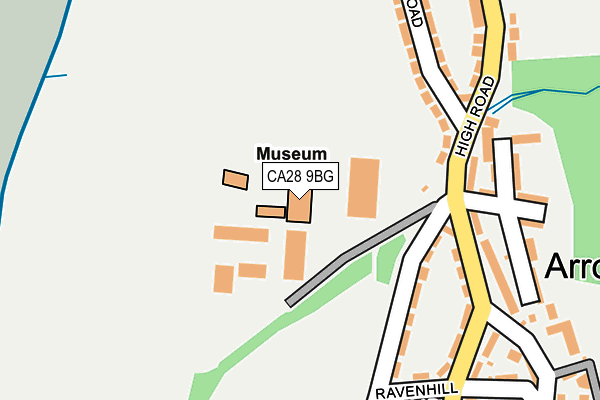 CA28 9BG map - OS OpenMap – Local (Ordnance Survey) CA28 9BG map - OS OpenMap – Local (Ordnance Survey)