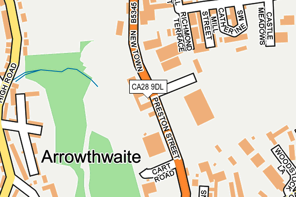 CA28 9DL map - OS OpenMap – Local (Ordnance Survey) CA28 9DL map - OS OpenMap – Local (Ordnance Survey)