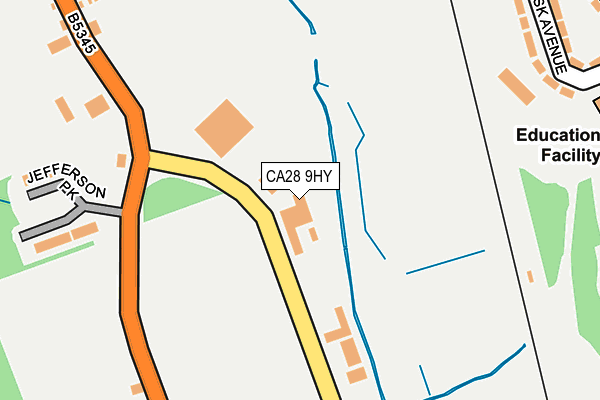 CA28 9HY map - OS OpenMap – Local (Ordnance Survey) CA28 9HY map - OS OpenMap – Local (Ordnance Survey)