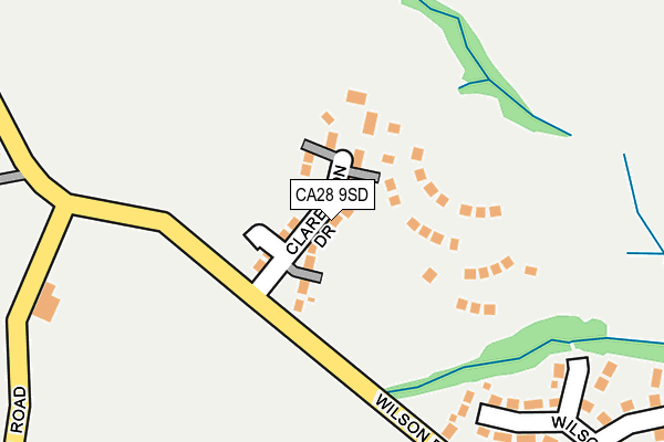 CA28 9SD map - OS OpenMap – Local (Ordnance Survey) CA28 9SD map - OS OpenMap – Local (Ordnance Survey)