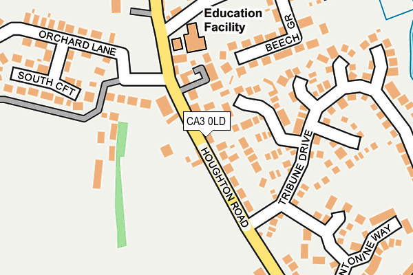 CA3 0LD map - OS OpenMap – Local (Ordnance Survey) CA3 0LD map - OS OpenMap – Local (Ordnance Survey)