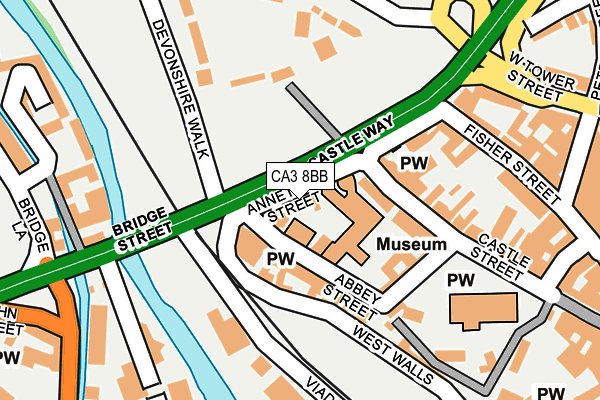 CA3 8BB map - OS OpenMap – Local (Ordnance Survey) CA3 8BB map - OS OpenMap – Local (Ordnance Survey)