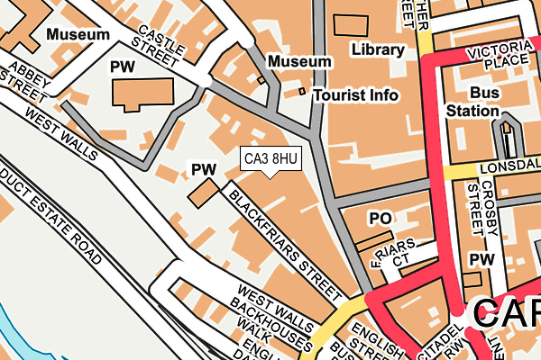 CA3 8HU map - OS OpenMap – Local (Ordnance Survey) CA3 8HU map - OS OpenMap – Local (Ordnance Survey)