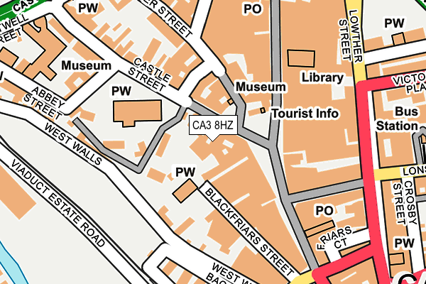 CA3 8HZ map - OS OpenMap – Local (Ordnance Survey) CA3 8HZ map - OS OpenMap – Local (Ordnance Survey)
