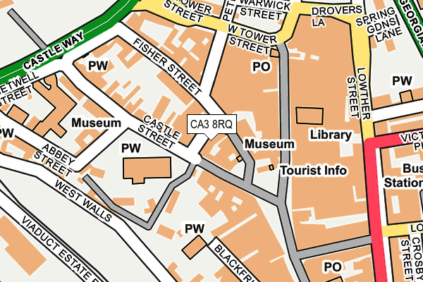 CA3 8RQ map - OS OpenMap – Local (Ordnance Survey) CA3 8RQ map - OS OpenMap – Local (Ordnance Survey)