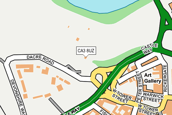 CA3 8UZ map - OS OpenMap – Local (Ordnance Survey) CA3 8UZ map - OS OpenMap – Local (Ordnance Survey)
