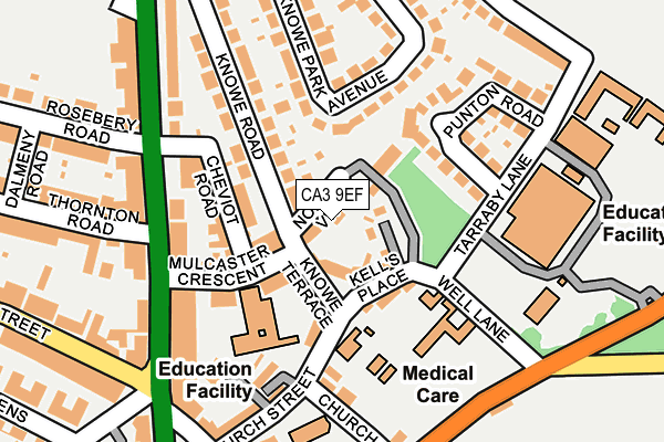 CA3 9EF map - OS OpenMap – Local (Ordnance Survey) CA3 9EF map - OS OpenMap – Local (Ordnance Survey)