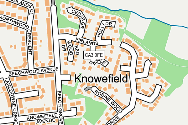 CA3 9FE map - OS OpenMap – Local (Ordnance Survey) CA3 9FE map - OS OpenMap – Local (Ordnance Survey)
