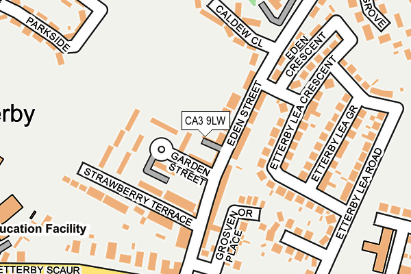 CA3 9LW map - OS OpenMap – Local (Ordnance Survey) CA3 9LW map - OS OpenMap – Local (Ordnance Survey)