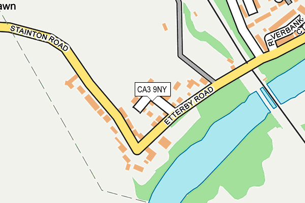 CA3 9NY map - OS OpenMap – Local (Ordnance Survey) CA3 9NY map - OS OpenMap – Local (Ordnance Survey)