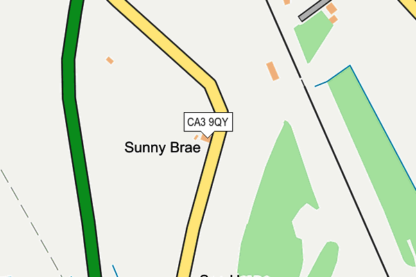 CA3 9QY map - OS OpenMap – Local (Ordnance Survey) CA3 9QY map - OS OpenMap – Local (Ordnance Survey)